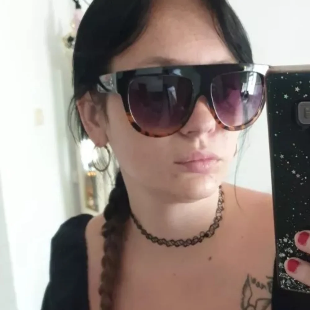🍒 FLAT Top Oversized Sunglasses - Picture 6 of 9